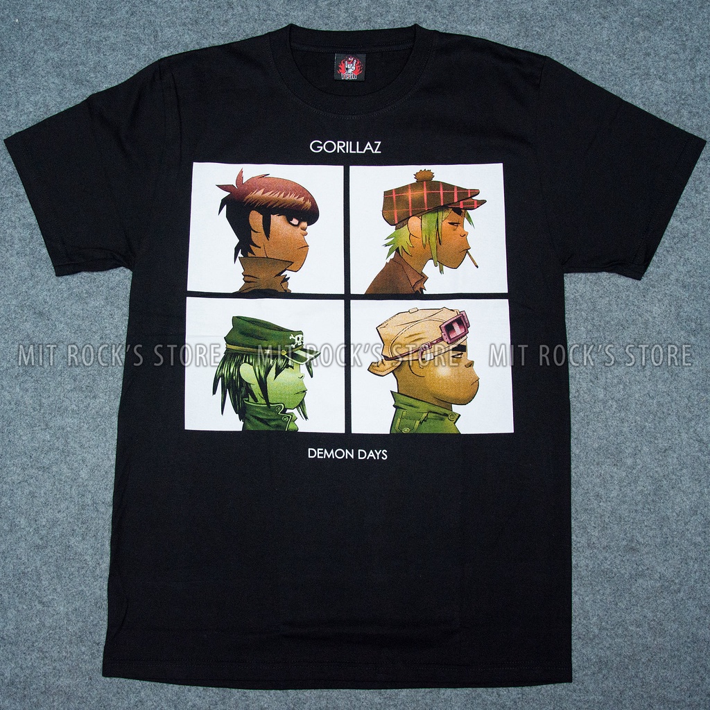 Áo Gorillaz  - Rock band tee - Áo Rock - Size S, M, L, XL, XXL - Áo Thái Lan