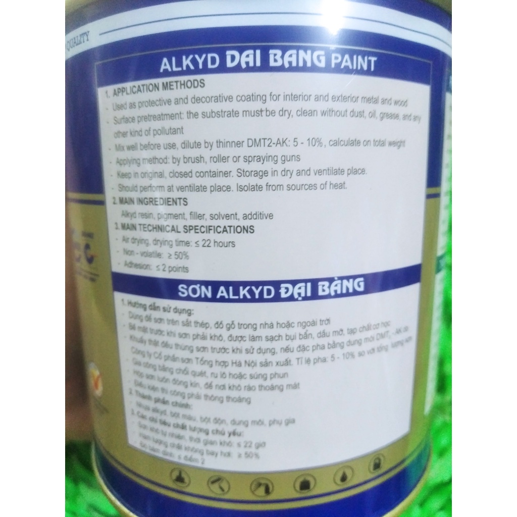 Sơn chống rỉ sắt thép trong nhà ngoài trời đaị bàng hộp 750ml