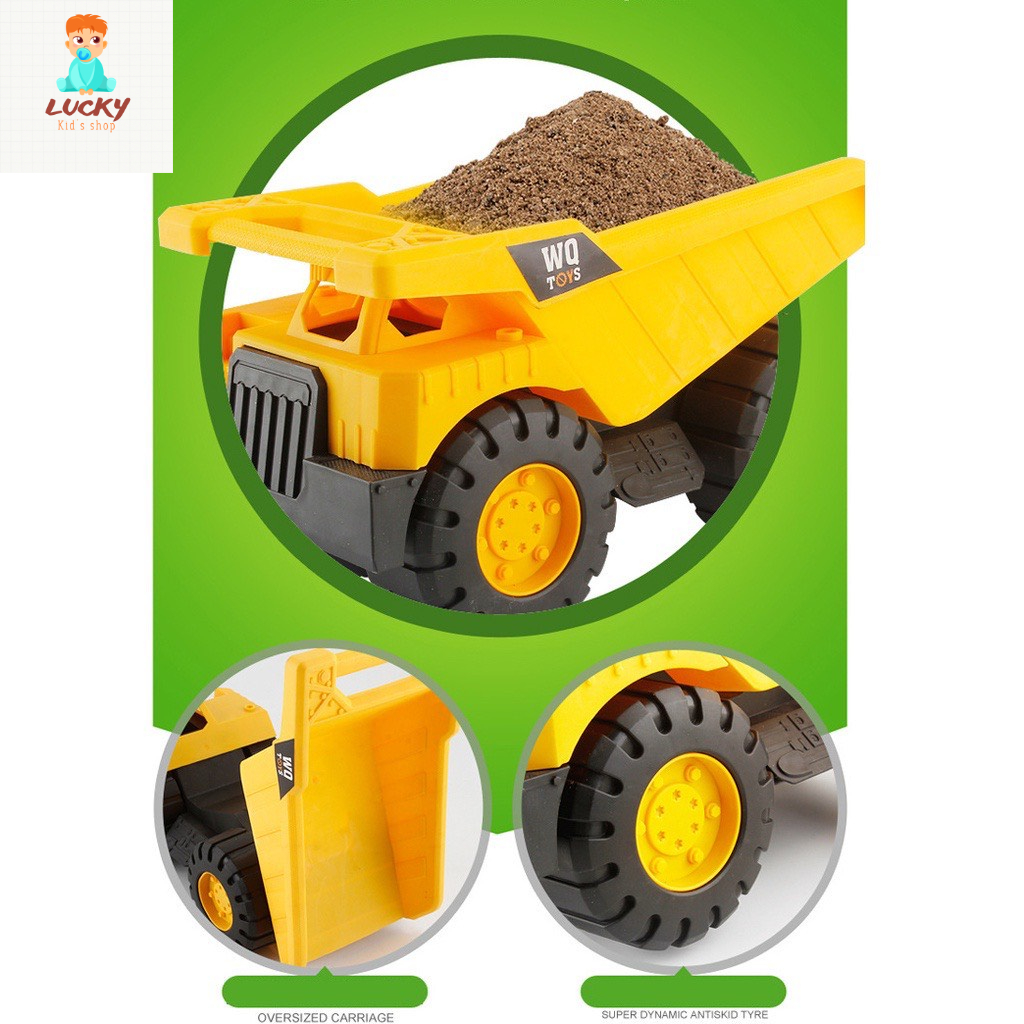 Đồ chơi trẻ em , ô tô đồ chơi xe công trình cỡ lớn chất liệu nhựa ABS cao cấp an toàn cho bé thỏa sức vui chơi