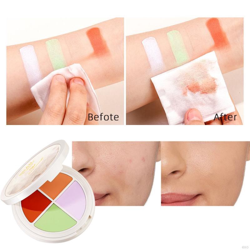 [Hàng mới về] Bảng phấn che khuyết điểm tinh chất ốc sên giữ ẩm che phủ vết đỏ nám và lỗ chân lông làm đều màu da | BigBuy360 - bigbuy360.vn