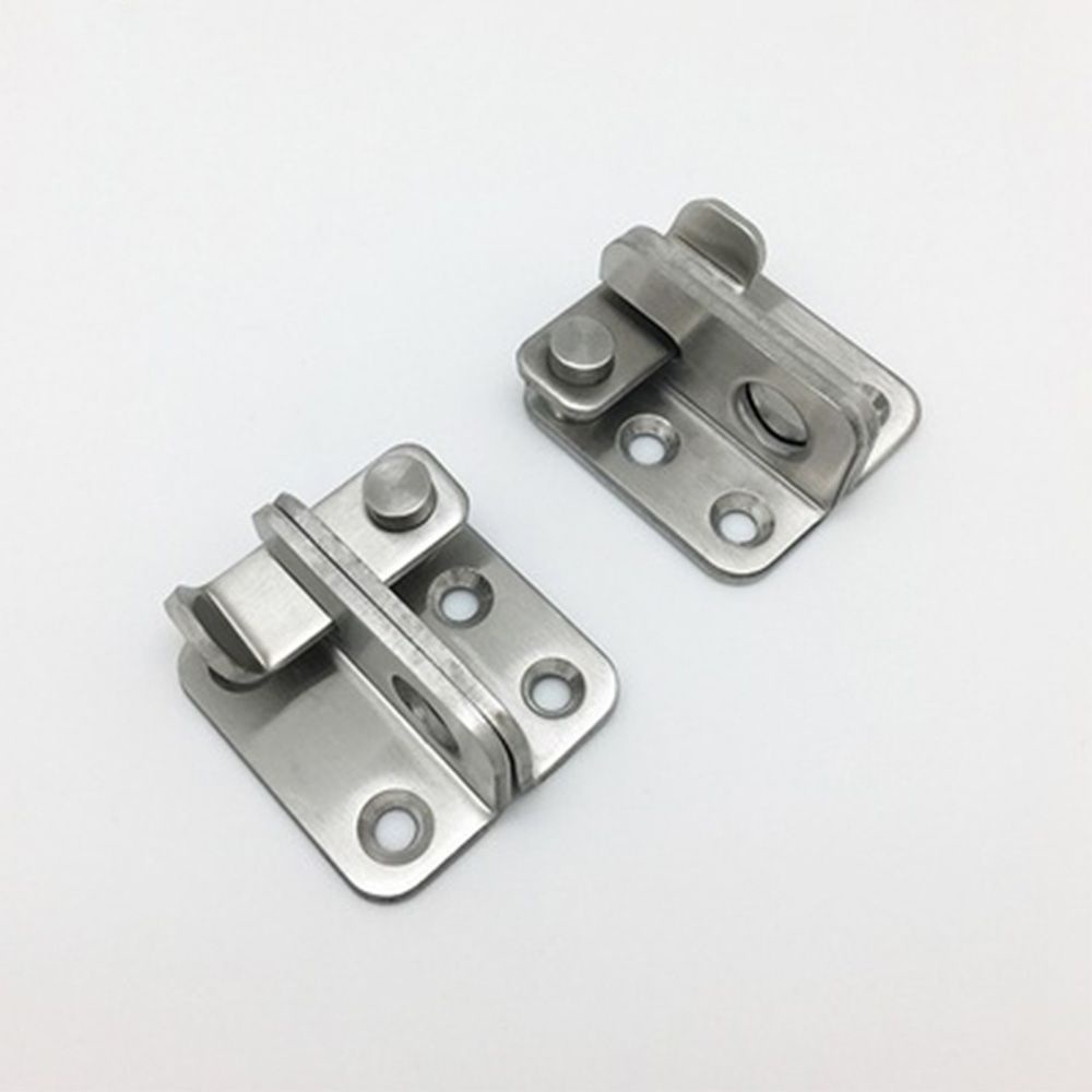 Chốt Khóa Cửa Bằng Thép Không Gỉ Dày Chống Trộm An Toàn Tiện Dụng Cho Gia Đình