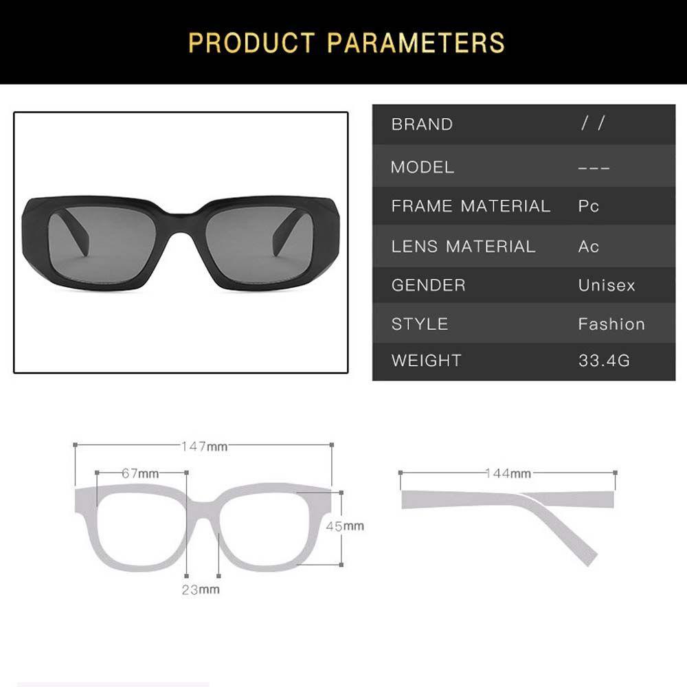 Kính Mát Gọng Lớn Phong Cách Punk Hip Hop Hàn Quốc Sang Trọng Cho Nam Và Nữ