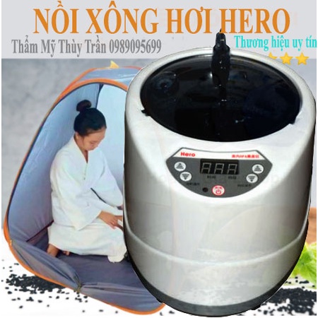 (XẢ KHO) Nồi Xông Hơi - Máy Xông Hơi 2,6l rộng (HeRo) chăm sóc sức khỏe gia đình,hỗ trợ giảm cân