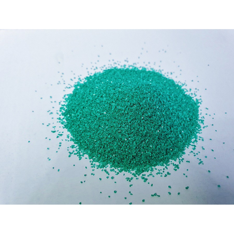 1KG CÁT THẠCH ANH XANH LÁ ĐẬM TRANG TRÍ HỒ CÁ NON BỘ