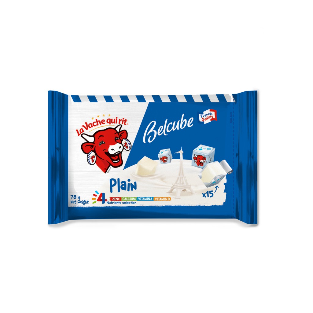 Phô mai vuông Belcube - Vị truyền thống 78g (15 viên/ hộp)