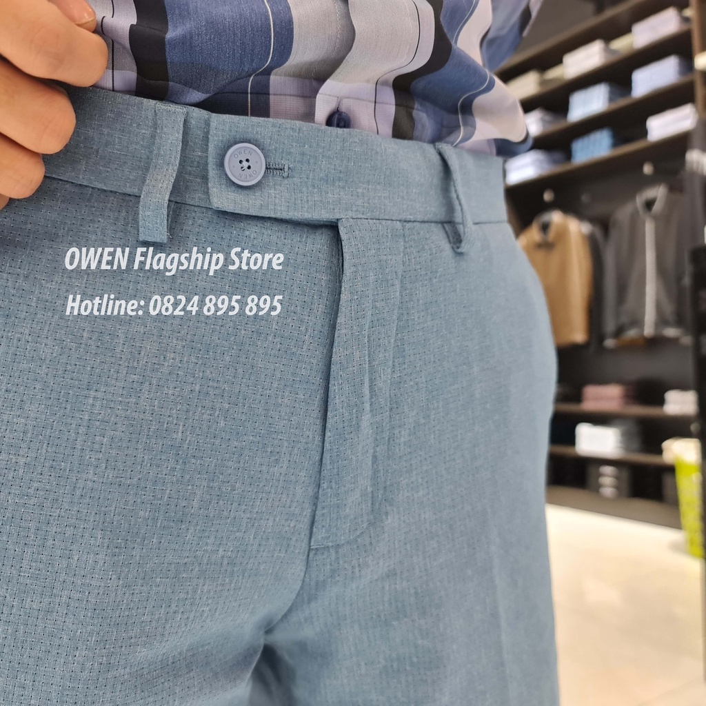 OWEN -  Quần âu nam công sở dáng TRENDY sợi NANO mã QD20313 - OWEN Flagship Store