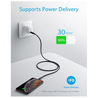 Powerline+ II USB C to Lightning Cable [3 ft Apple MFi Certified]