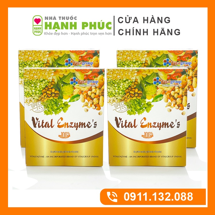 Combo 4 Hộp Vital Enzyme Hàn Quốc Bổ Sung Enzym tự nhiên