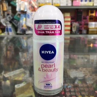 Lăn Khử Mùi Ngọc Trai Sáng Mịn Nivea Pearl &amp; Beauty 50ml | Khử mùi |  Origaniz.Com