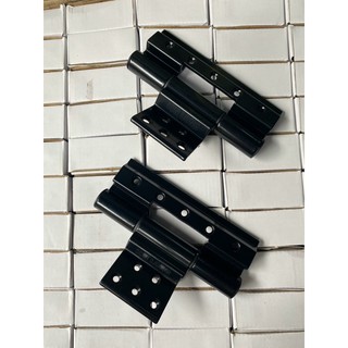 Lề 4D Kinlong đen khoen đồng 2tac ( khung-cánh)( 1 cái)