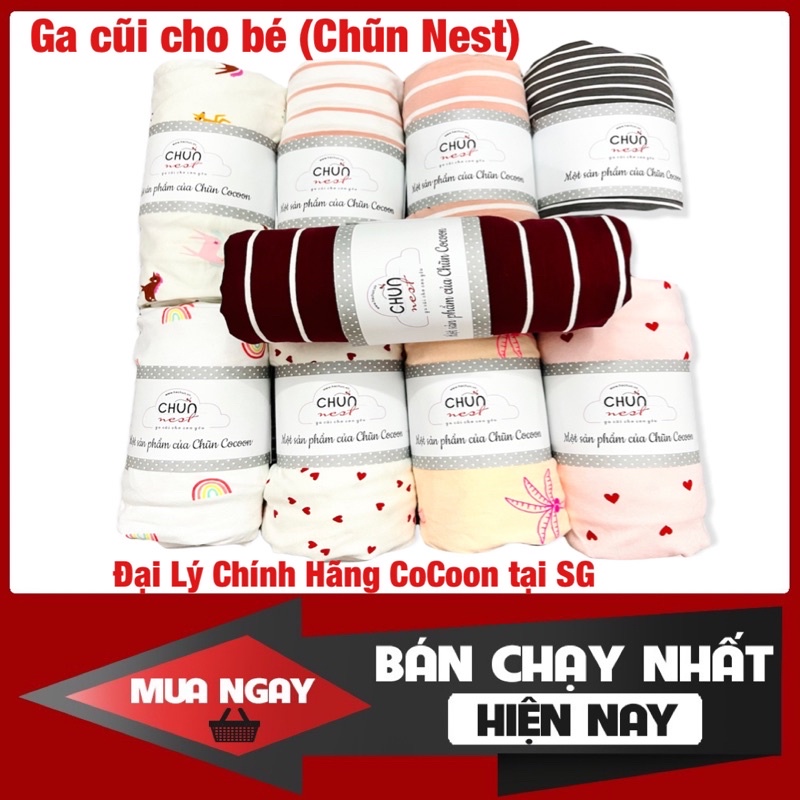 Ga chun bọc đệm cho bé ( chũn nest) hàng Cocoon chính hãng