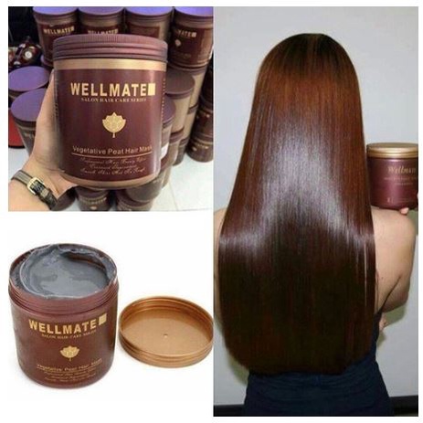 Ủ Tóc Bóng Mượt Wellmate Vegetative Peat Hair Mask - 1000ml