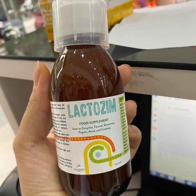 {Nhập Ý} Lactozim - Men Enzym giúp tăng cường tiêu hóa, giúp trẻ ăn ngon, tăng cường đề kháng (150ml)