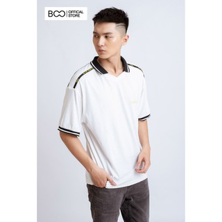  Áo Thun BOO Nam Cổ V 100%Cotton Màu Đen Cao Cấp In Hình OLD COOL