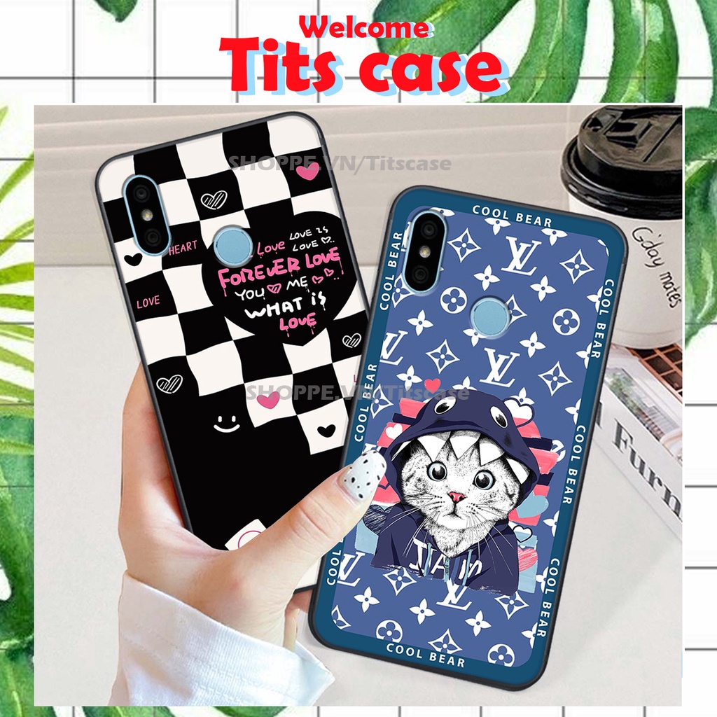 Ốp lưng Xiaomi REDMI 6 PRO / MI A2 LITE in hình GẤU K@WS- BE@R COOL-CỰC XINH-RẺ-BỂN -ĐẸP