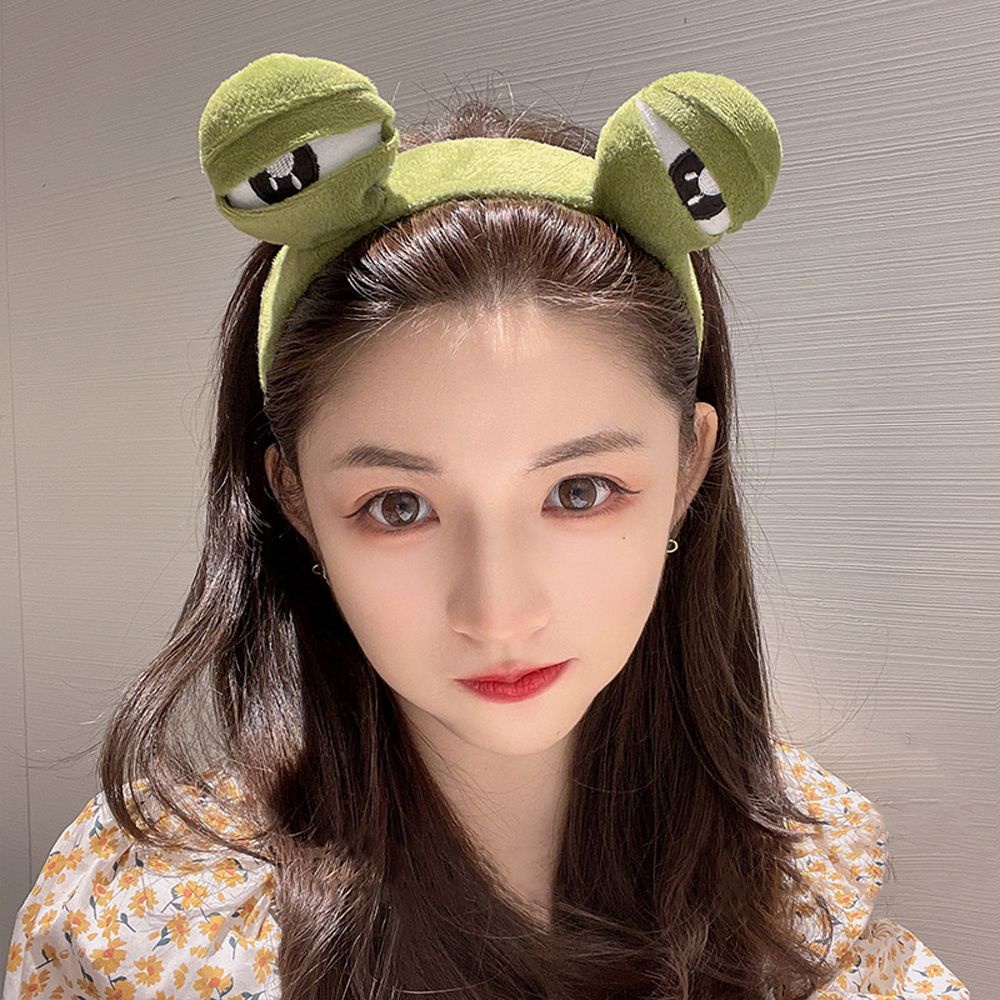 Băng đô cài tóc hình chú ếch ngộ nghĩnh phong cách thời trang Hàn Quốc vui nhộn cho nữ