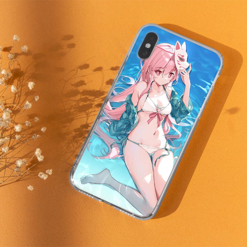 Ốp Điện Thoại Tpu Mềm Hình Anime Nhật Bản Cho IPhone 14 11 12 13 Pro Max XS X XR 6 7 8 plus SE2