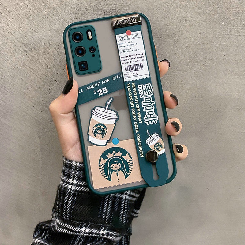 NOHON Case For SAMSUNG S10 LITE S20 FE PLUS S21 ULTRA S8 S9 S10E Fashion trademark Anti-Drop Anti-Scratch Back Cover