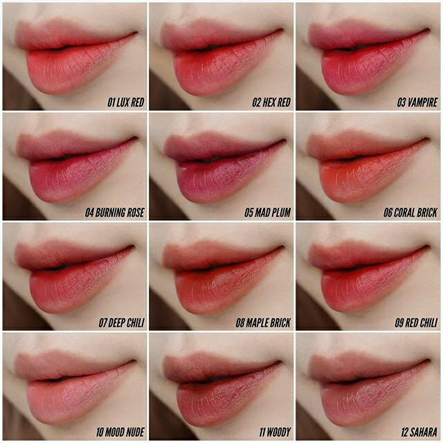 Mẫu thử set 4 màu son cao cấp hiện đại Hàn Quốc A.Black | BigBuy360 - bigbuy360.vn