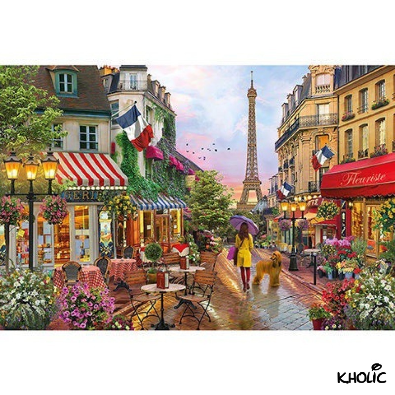 Paris, jigsaw puzzle, 300/500/1000 pieces ghép hình bằng gỗ, đồ chơi