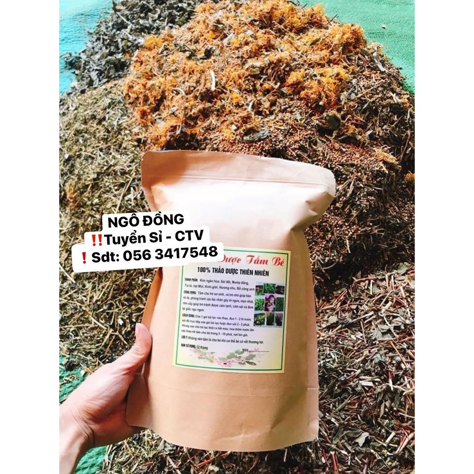 Thảo dược tắm bé handmade