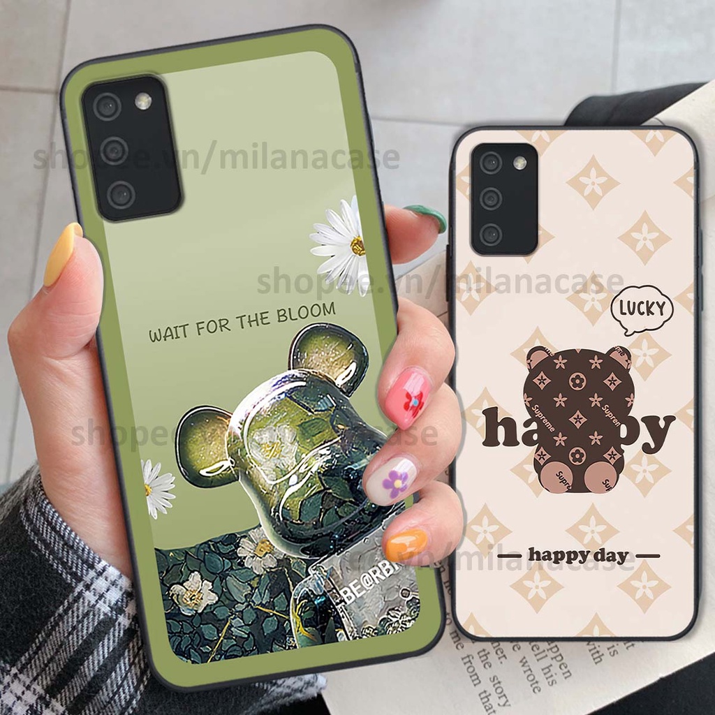 Ốp Samsung A02s / A03s gấu be@rBrick gấu Teddy Kaws siêu đẹp, phong cách, cá tính