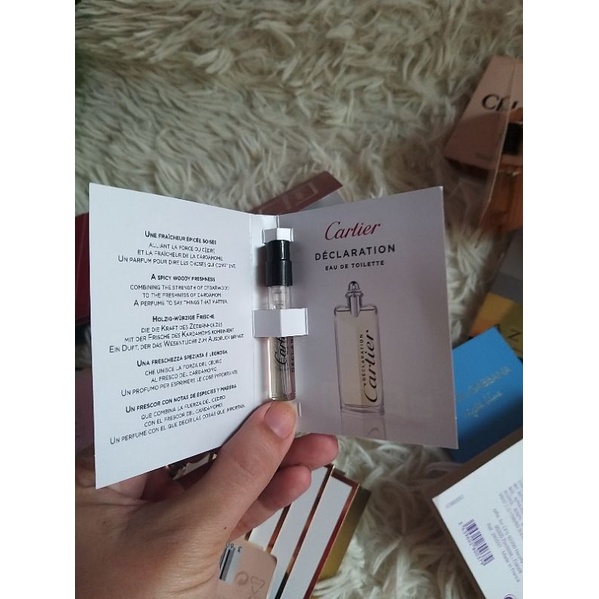 Vial 1.5ml nước hoa nam Cartier Declaration eau de toilette