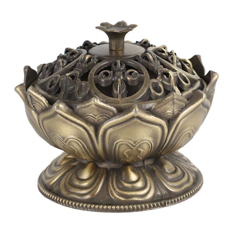 Giá Đỡ Đốt Trầm Hương Hình Hoa Sen Handmade Trang Trí Nhà Cửa / Văn Phòng