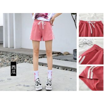 Quần đùi nữ , quần đui nữ chất thun co giản tốt MS 2 sọc Chely_fashion