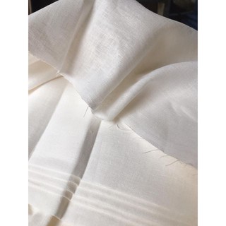 S052 - ÁO BLAZER LINEN TRẮNG TAY CON