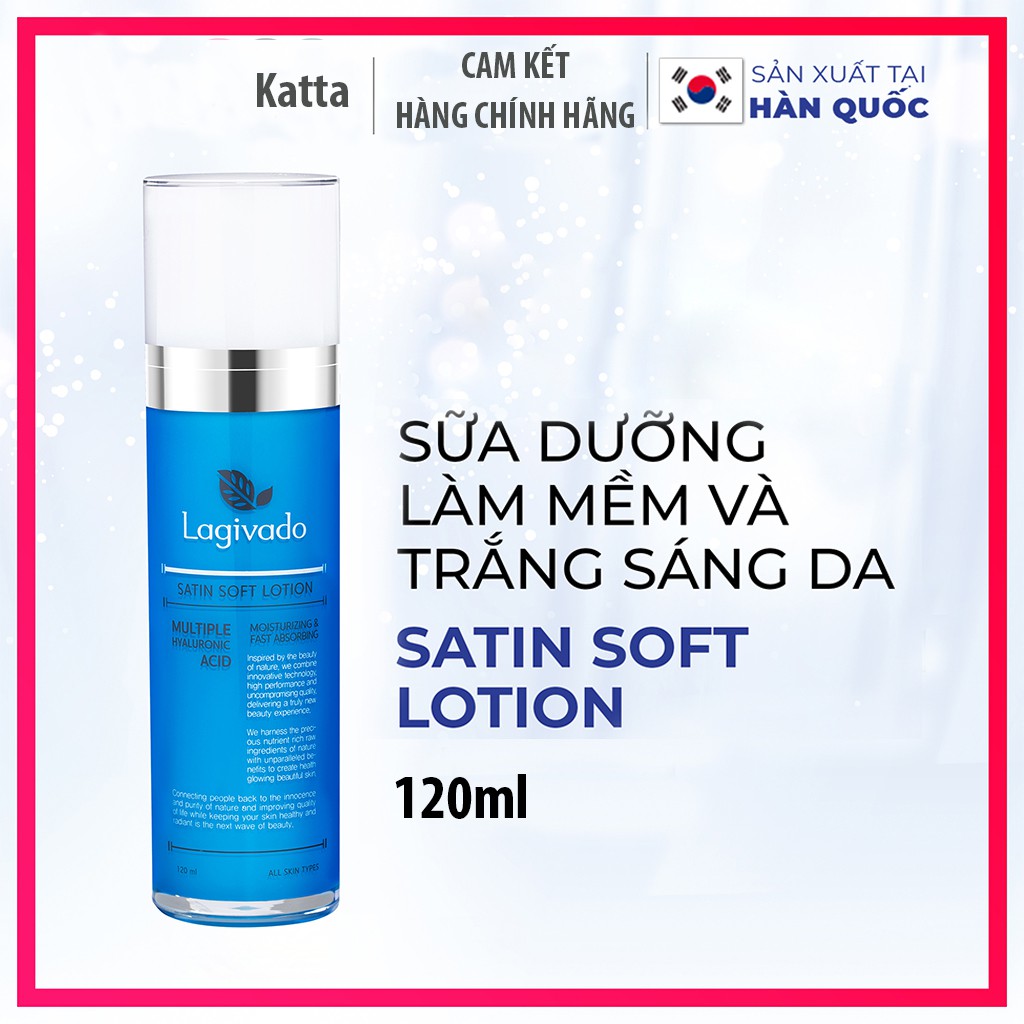 Sữa dưỡng da mặt trắng sáng da Hàn Quốc Satin Soft Lotion 120 ml - Katta_LG_016_120ML