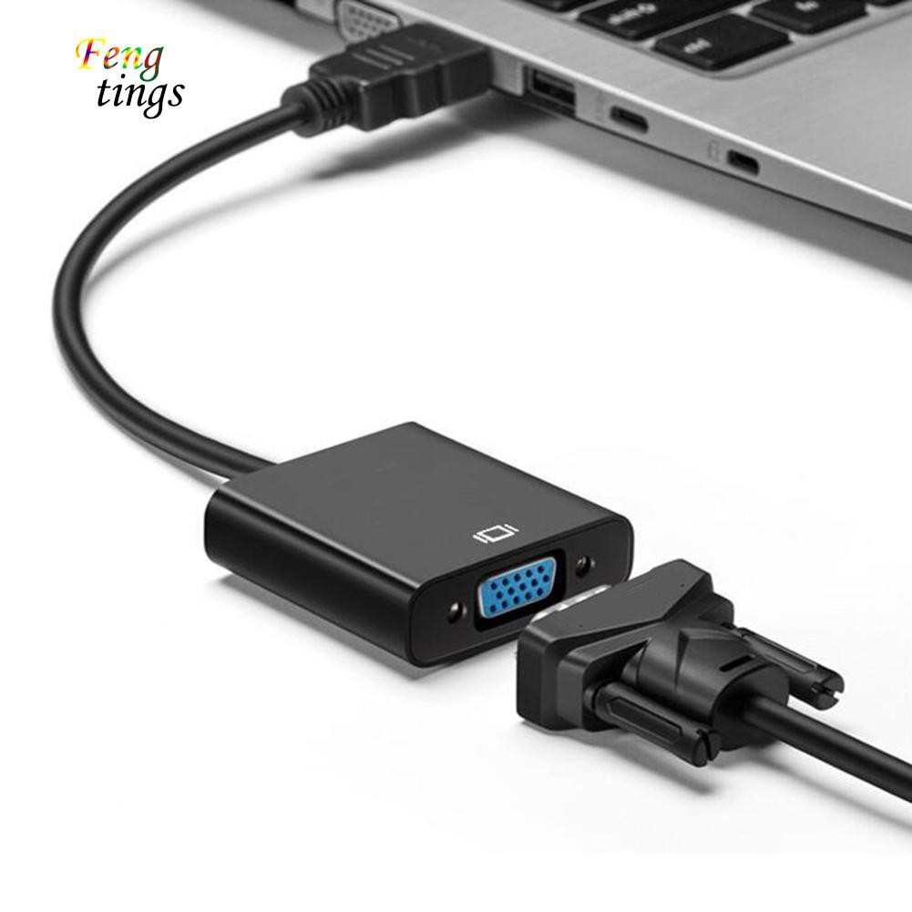 Cáp chuyển đổi HD 1080P HDMI sang VGA cho máy chiếu TV Laptop