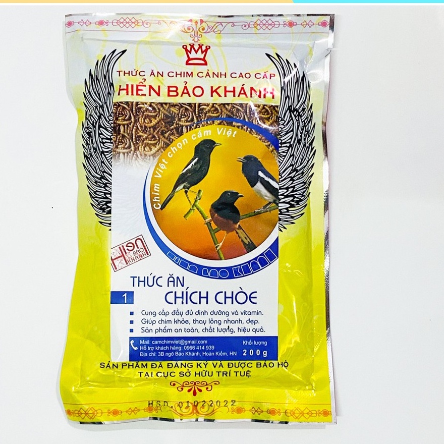 Cám chim chích chòe Hiển Bảo Khánh Số 2 cám ăn thức ăn cho chim cao cấp CC22