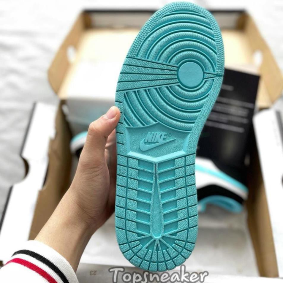 Giày Sneaker Jordan 1 Xanh Ngọc Full Box Freeship chuẩn 1:1 Trung