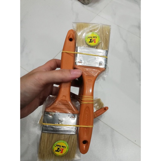 1 lố  Cọ sơn cán nhựa giá rẻ nhiều size