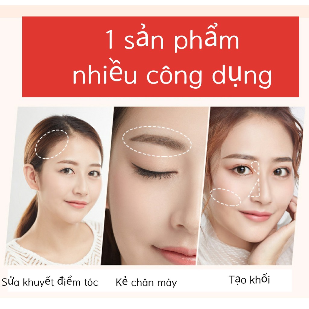 Phấn phủ che khuyết điểm tóc/ phấn che hói Maycreate/ Hair Line Shadow Powder | BigBuy360 - bigbuy360.vn