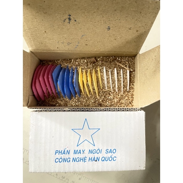 Phấn vẽ vải. phấn may vẽ trên vải. phấn may ngôi sao công nghệ hàn quốc không bụi