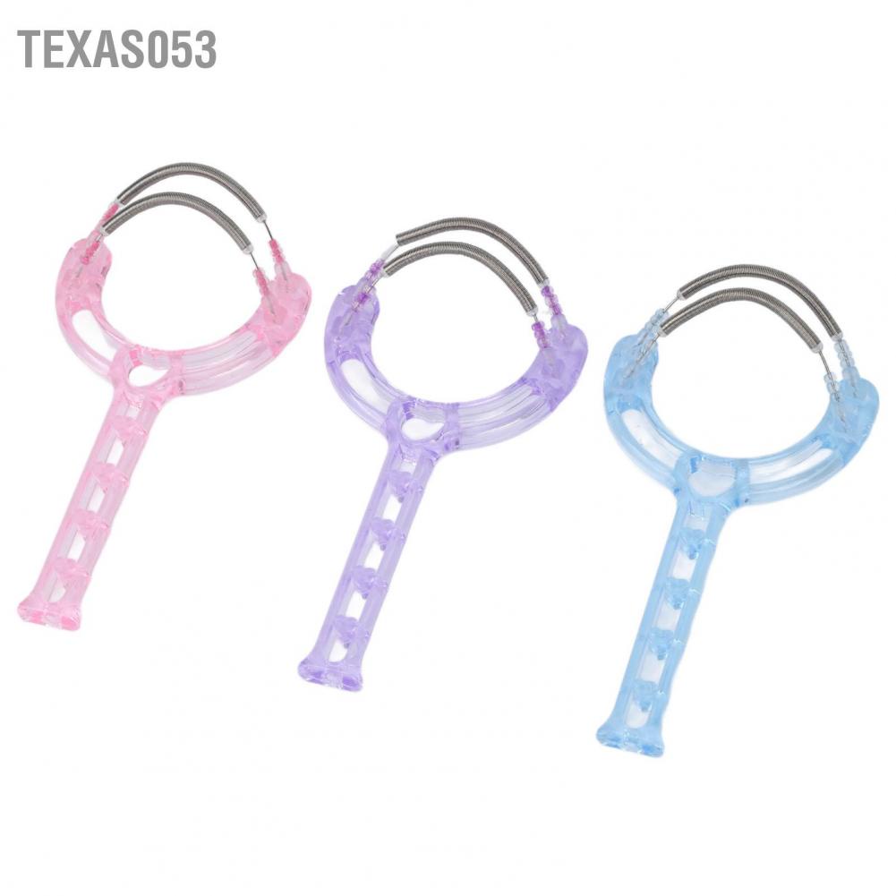 Texas053 Texas053 Máy cạo lông mặt 3PCS cầm tay dành cho phụ nữ Lông mày cằm Râu mép trên môi