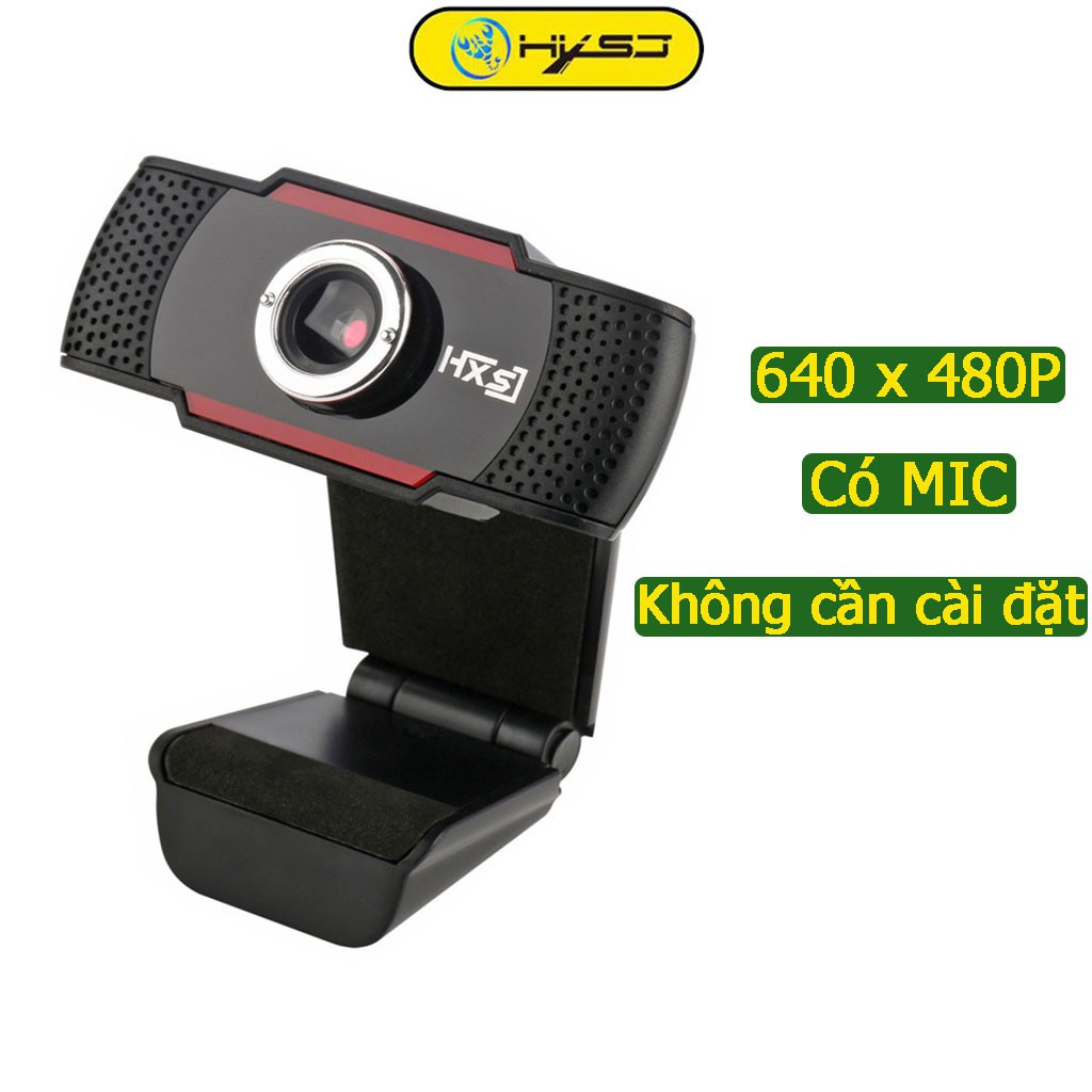 Webcam máy tính HXSJ S20 Webcam pc laptop học online,trực tuyến,Webcam HD tích hợp Mic truyền tải HA âm thanh trung thực | WebRaoVat - webraovat.net.vn