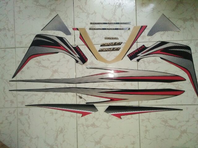 Bộ tem Airblade 2012 màu đồng hàng 3 lớp