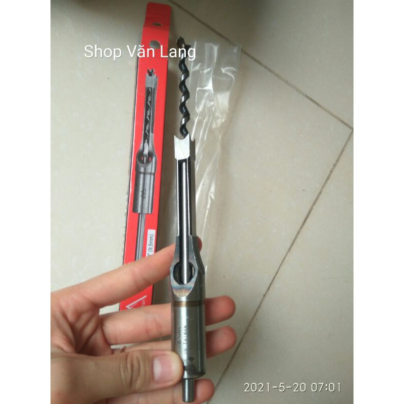 Mũi khoan gỗ đục mộng vuông 8mm, 10mm, 12mm hàng tốt. Xuất xứ Đài Loan