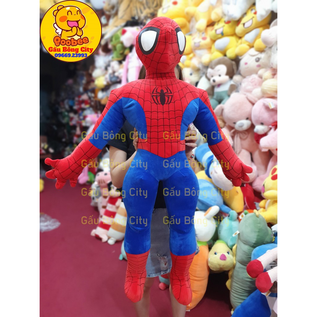 Người Nhện Spider Man - Đồ Chơi Thú Nhồi Bông Siêu Nhân Anh Hùng Gấu Bông gối ôm