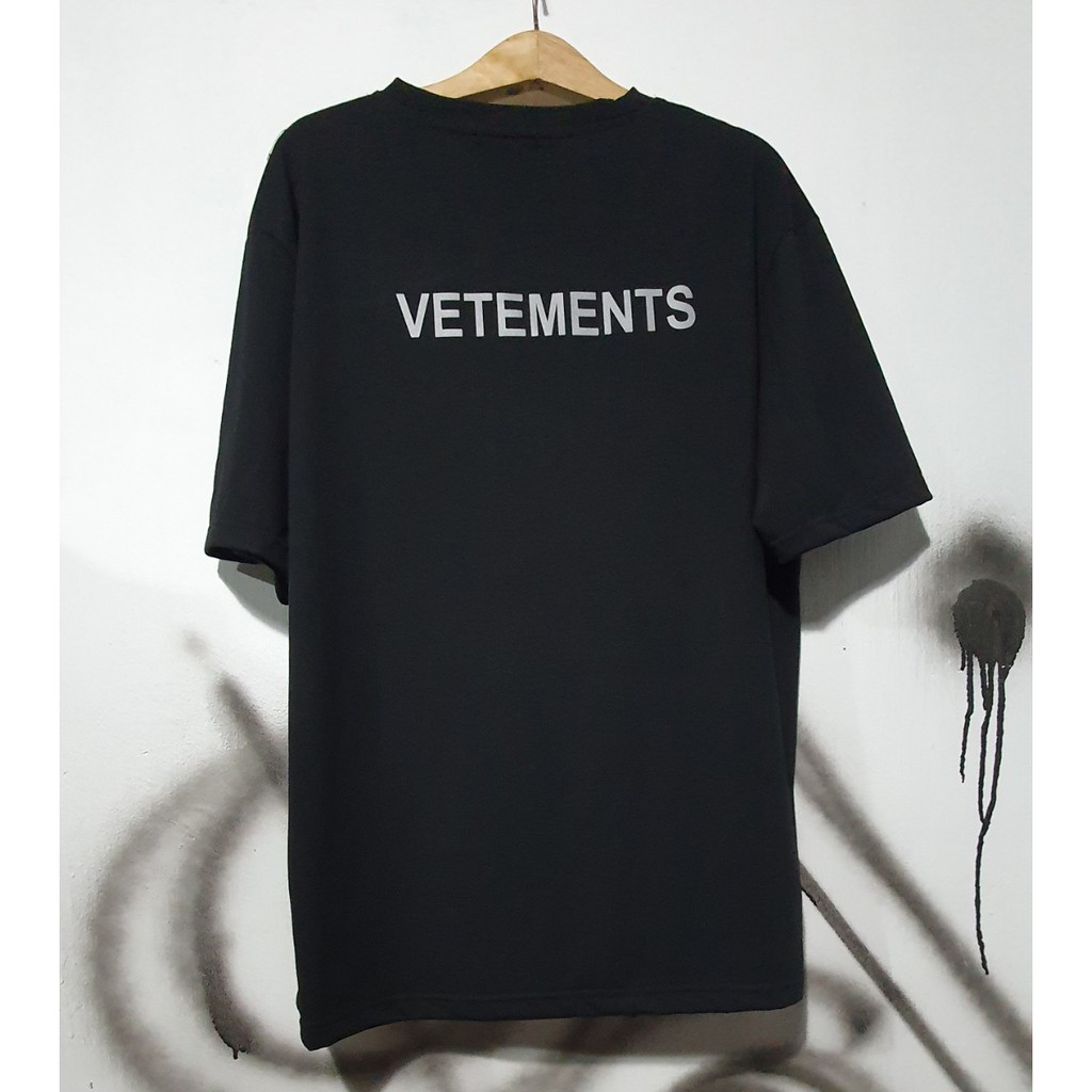 Áo thun Stee Phản quang VETEMENTS CAT CVC - Giá sỉ Unisex