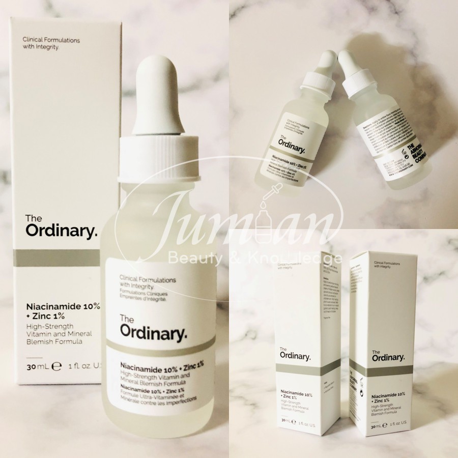 Serum Sáng Da, Ngừa Mụn Niacinamide 10% + Zinc 1% The Ordinary (30ml - 60ml)