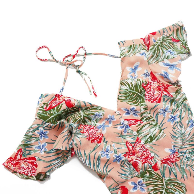 Đầm midi hoa Iris