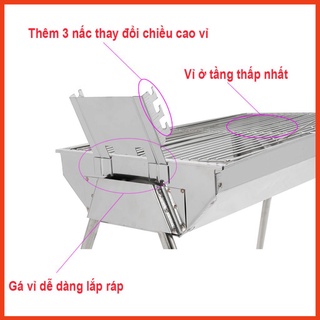 Bếp nướng than hoa  mang đi picnic cắm trại ngoài trời