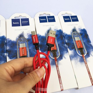 Dây sạc Hoco X14 cho máy chân Type C 1m