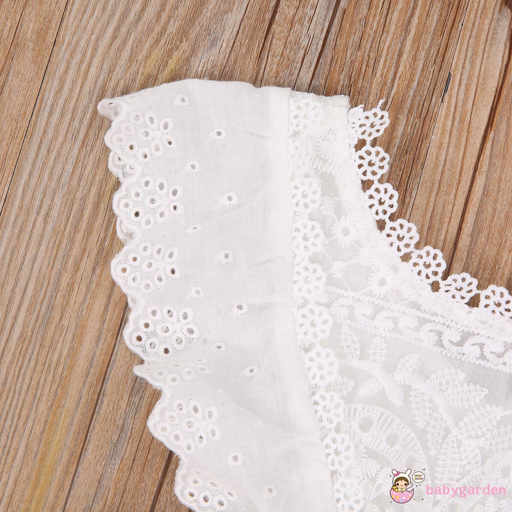 Áo Liền Quần Phối Ren Phong Cách Công Chúa Cho Bé Gái