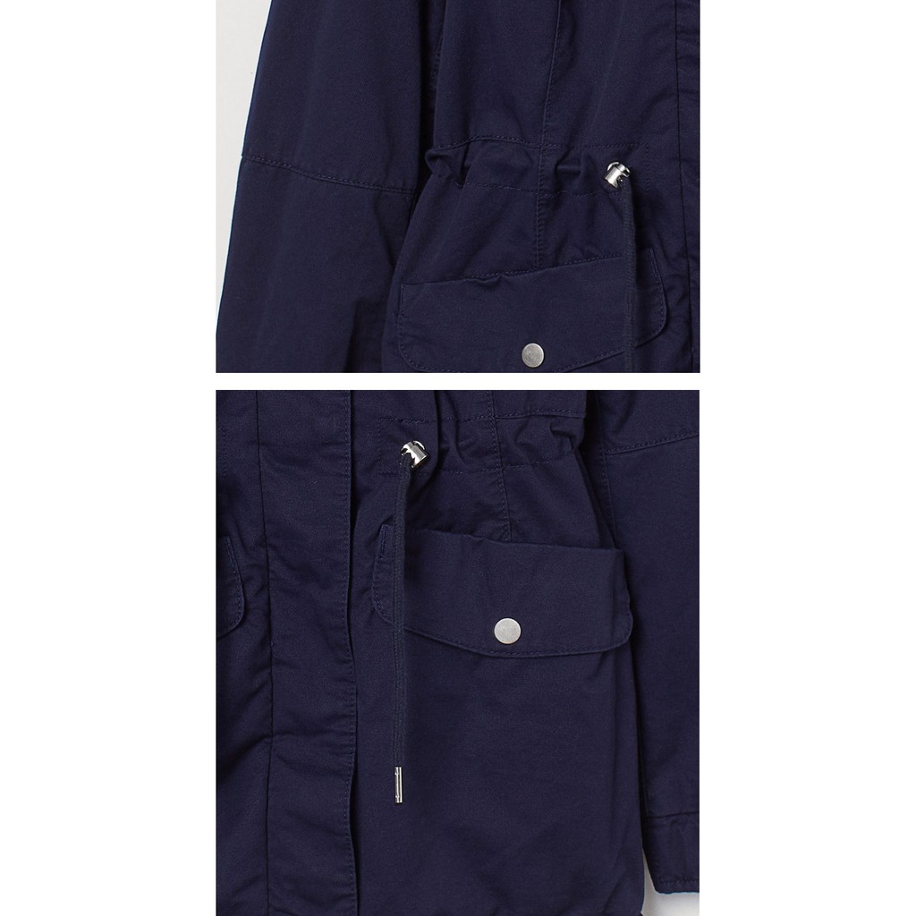 ÁO KHOÁC PARKA HM AUTHENTIC 100% NHIỀU MÀU CÓ LÓT LÔNG BEN TRONG ÁO