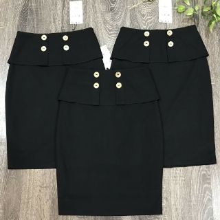 Chân váy pelum khuy gỗ
